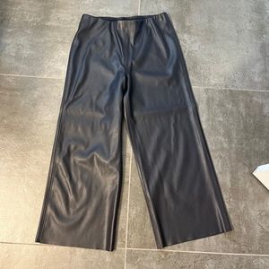 Cropped Saint Tropez Vegan Leather Pants
